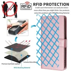 Motorola Moto E14 wallet leather case with shockproof