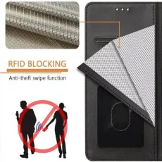 Moto E13 Leather case with RIFD Blocking