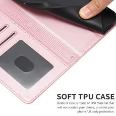 Magnetic closure wallet case for Moto Edge 50 Neo