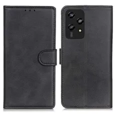 Honor 200 Lite Black Leather Wallet Case