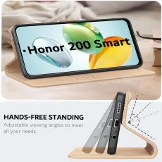 Honor 200 Smart Leather Phone Case with adjust able stand
