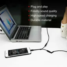 2 in 1 Audio and Charger Adapter 8 Pin To 3.5 MM Jack Charger For Apple iPhones