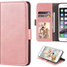 Moto g55 leather wallet case with wallet and stand