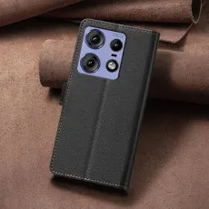 Leather Wallet Cover for Motorola Edge 50 Pro back view