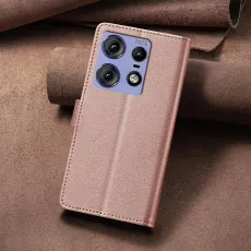 Leather Wallet Cover for Motorola Edge 50 Pro back view