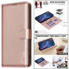 Leather Wallet Cover for Motorola Edge 50 Pro with multi Features