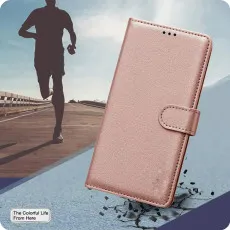 Leather Wallet Cover for Motorola Edge 50 Pro with drop protection