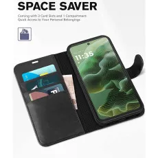 moto g35 leather wallet case with wallet