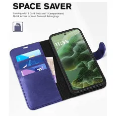 moto g35 leather wallet case with wallet