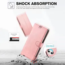 moto g35 leather wallet case with shockproof