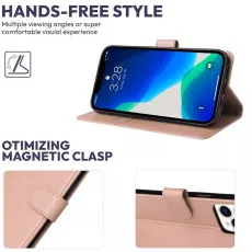 Magnetic stand wallet case for iPhone 15 Pro Max