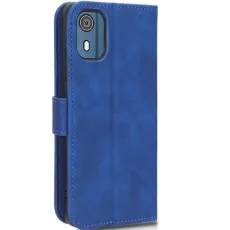 nokia c02 3 pocket wallet case with magnet