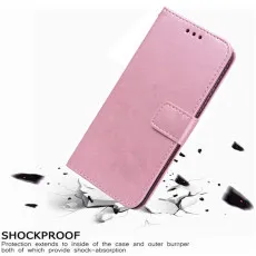 nokia c02 3 pocket wallet case with shockproof