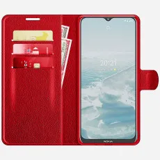 Nokia G20 Leather Wallet Case with 3 pockets