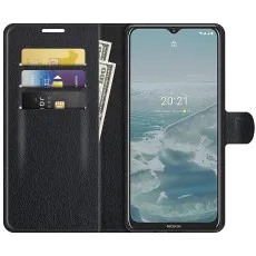 Nokia G20 Leather Wallet Case with 3 card slots