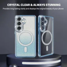 Samsung s25 diamond megsafe case crystal