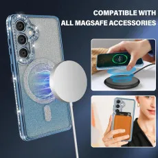 Samsung s25 diamond megsafe case wireless