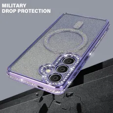 Samsung s25 diamond megsafe case shockproof