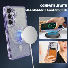 Samsung s25 diamond megsafe case wireless