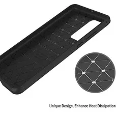 Black Carbon Fiber Cover for Huawei P40