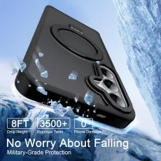 Samsung Galaxy S25 MagSafe Case in Black with full drop protection