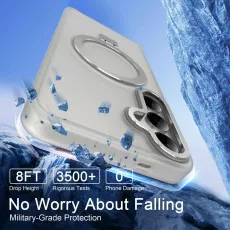 Samsung Galaxy S25 MagSafe Case in Grey with full drop protection