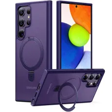 s24 ultra ring magsafe case purple