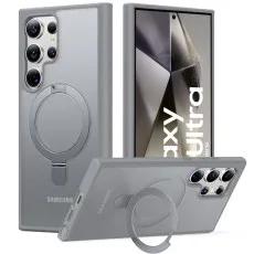 s24 ultra ring magsafe case grey