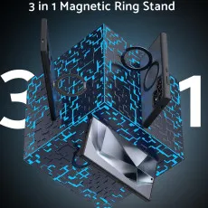 s24 ultra ring magsafe case 3 in 1