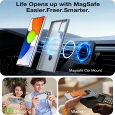 s24 ultra ring magsafe case wireless