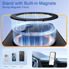 Samsung Galaxy S25 Plus Magsafe Case in Black with magnets