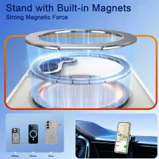 Samsung Galaxy S25 Plus Magsafe Case in Grey with magnet