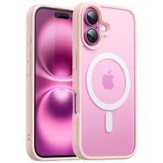 iphone 16 bumper magsafe case baby pink
