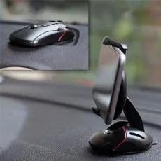 Mouse Car Phone Holder 360 Rotating Dashboard Stand For All Apple iPhone's Mobile