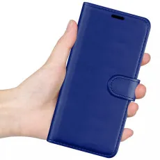 Magnetic flip phone cover for Nokia C32 In Blue