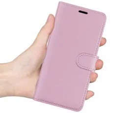 Magnetic flip phone cover for Nokia C32 In Rose