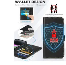 iphone 14 pro leather wallet case wallet