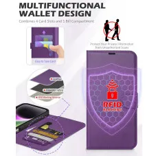 iphone 14 pro leather wallet case wallet