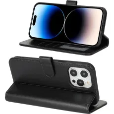 iphone 14 pro max leather wallet case stand