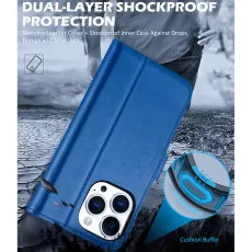 iphone 14 pro max leather wallet case shockproof