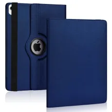 iPad 10th Gen 10.9-Inch 360 Rotating Leather Case in Blue