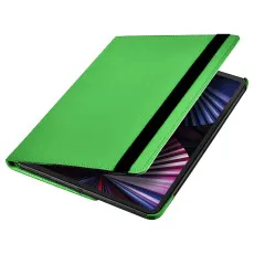 iPad 10th Gen 10.9-Inch 360 Rotating Leather Case in Green with megnatic close
