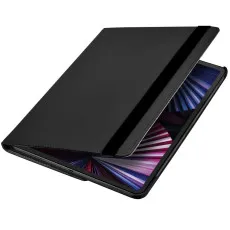 iPad 10th Gen 10.9-Inch 360 Rotating Leather Case in Black megnatic closure