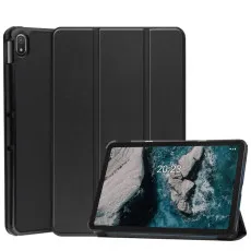 Magnetic closure tablet case For Nokia T20 In Black