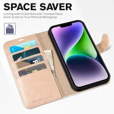 Apple iphone 13 leather wallet case wallet