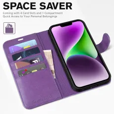 Apple iphone 13 leather wallet case wallet