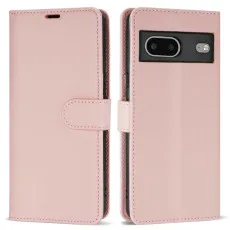 Google Pixel 7 leather wallet case Rose Gold