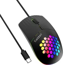 High-precision gaming mouse with RGB lights