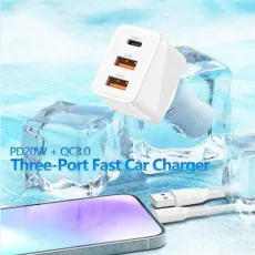 Car Charger for iPhone and Samsung