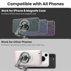 360° Rotating Magnetic Car Phone Holder with all phones compitable